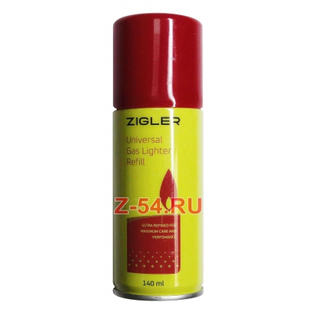 Газ для зажиг. Zigler 140 мл 1*6*120