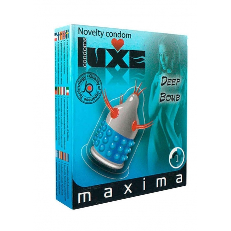 Презервативы Luxe Maxima Глубинная бомба0