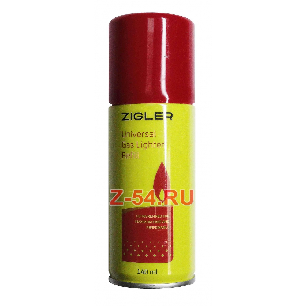 Газ для зажиг. Zigler 140 мл 1*6*120